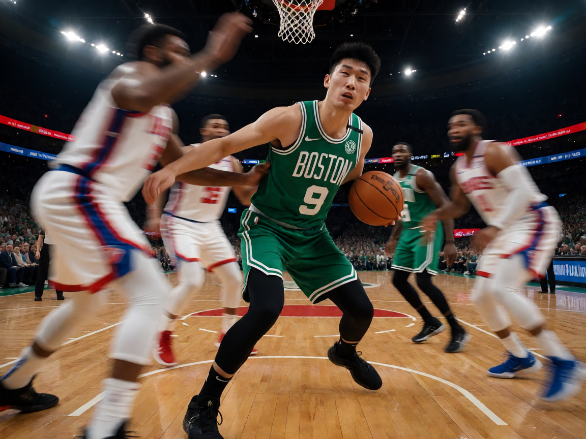 NBA季后赛激烈对抗瞬间